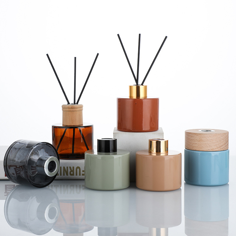  Small Empty Glass Diffuser Bottle Refillable Fragrance Accessories Aromatherapy Jar Container