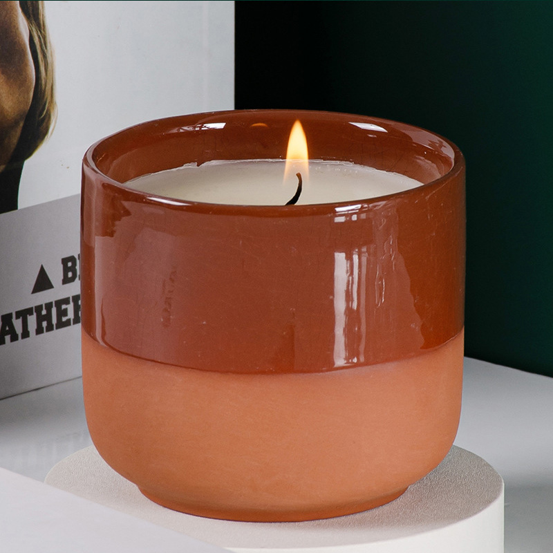 natural indoor recycle red terracotta candle flower jars Europe popular