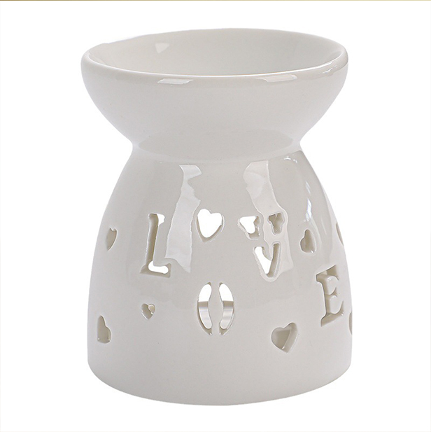 Valentine's Day Ceramic wax warmer burner for home decor hear LOVE