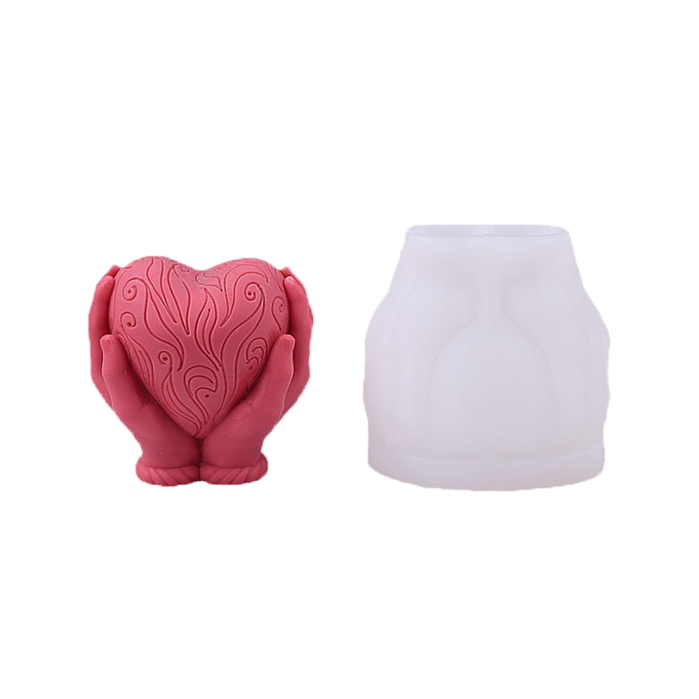 Wholesale love heart Valentine's Day Grade soap soft Silicone mold factory