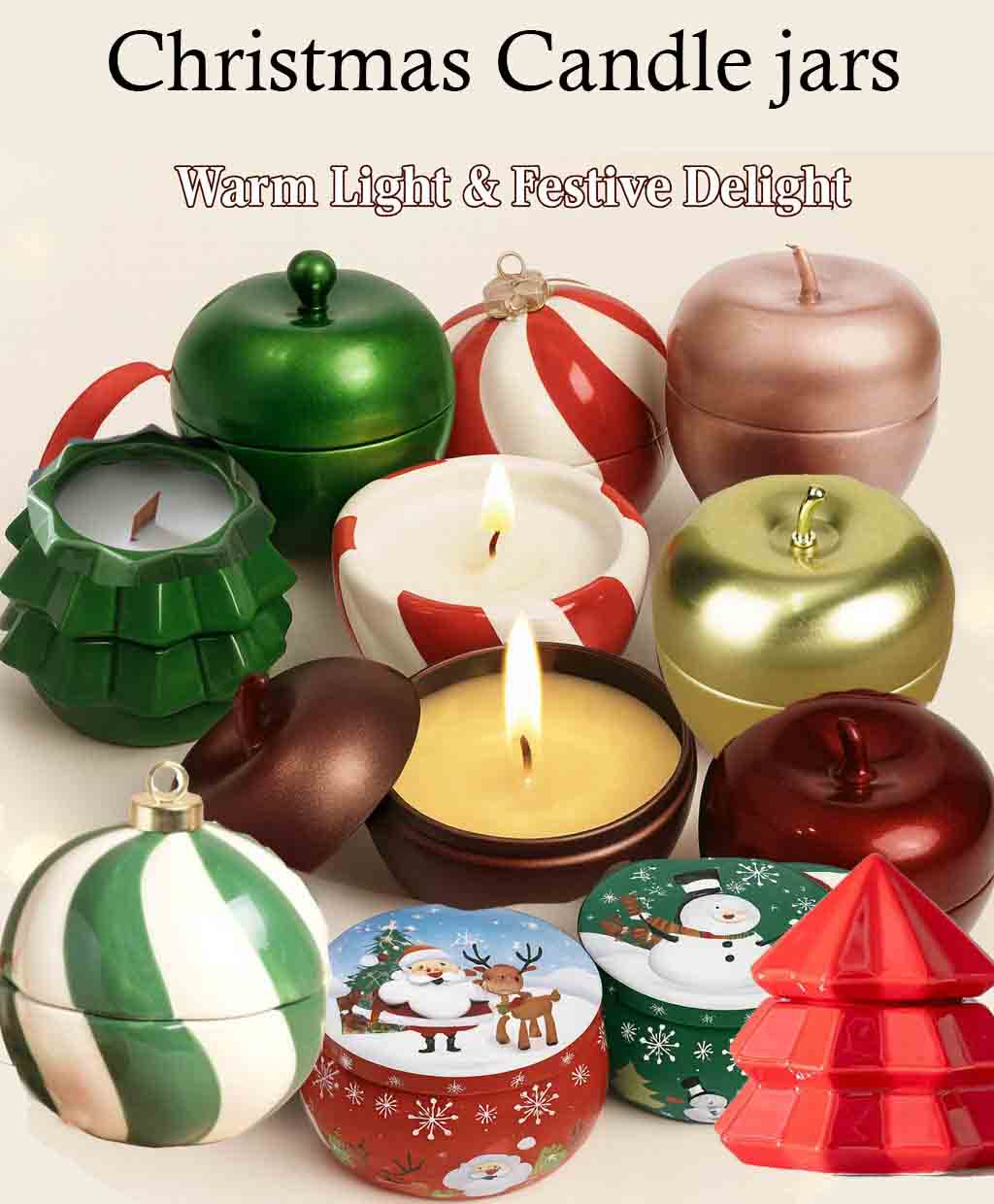 Introducing Our Christmas Candle Jar Collection for Your Holiday Season Sales