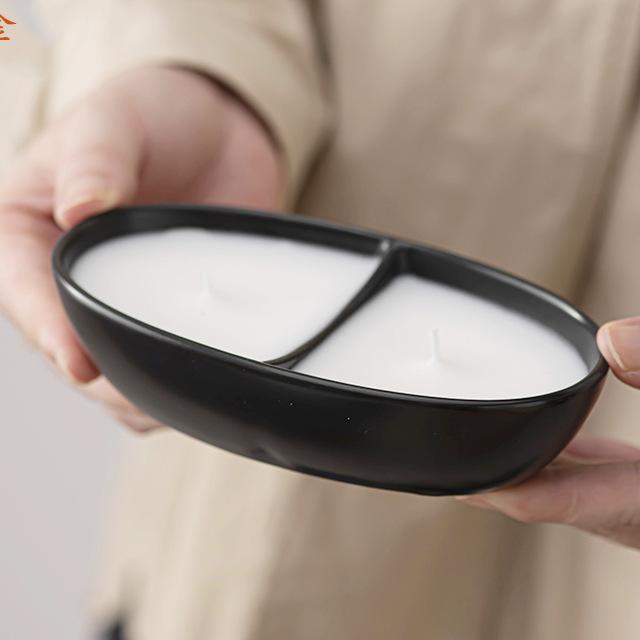 wholesale Tai Ji China  ceramic long large candle jars vessels manufacturer