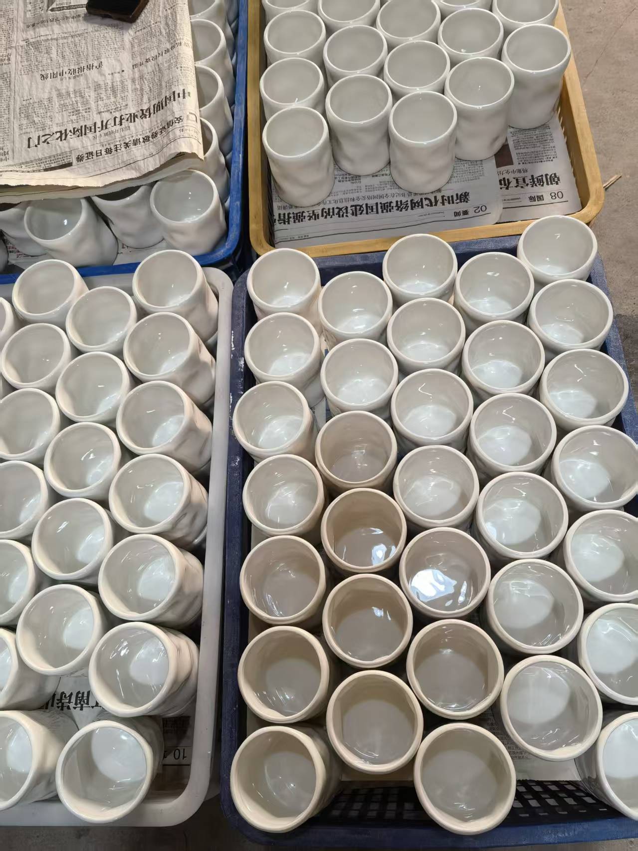 the high quantity ceramic jar inspection before shipment