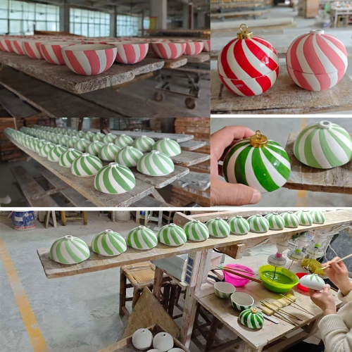 What was produced by the candle jar factory in the first half of the year?