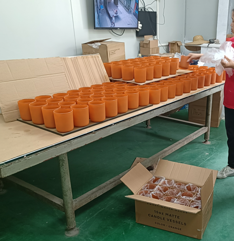 Why did the customer cancel the purchase of the candle glass jars?