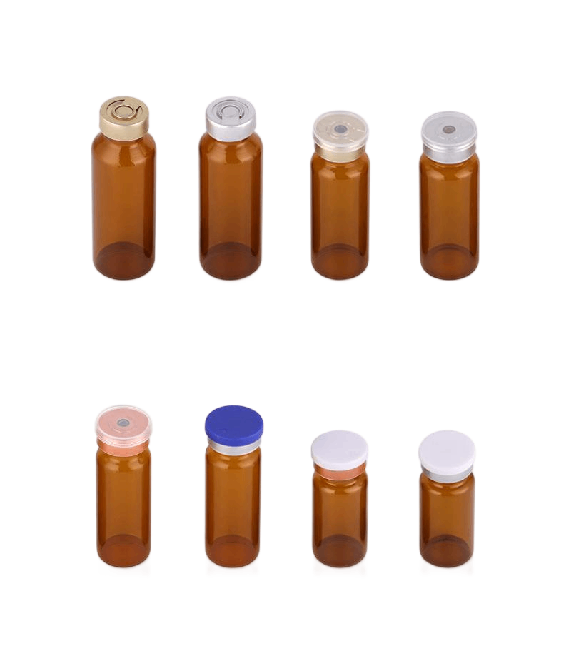 Glass penicillin bottle