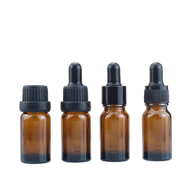 5ml 10ml 20ml 30ml 50ml 100ml Essential oil brown bottle with cap