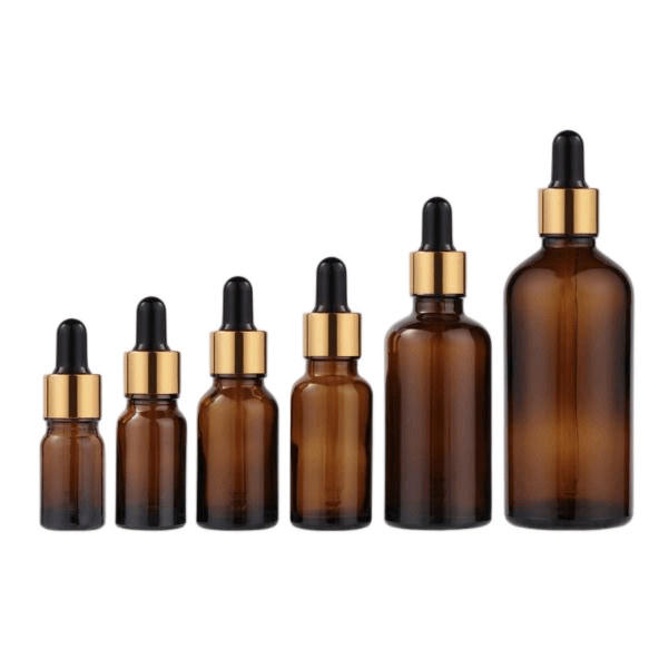 5ml 10ml 20ml 30ml 50ml 100ml Essential oil brown bottle dropper